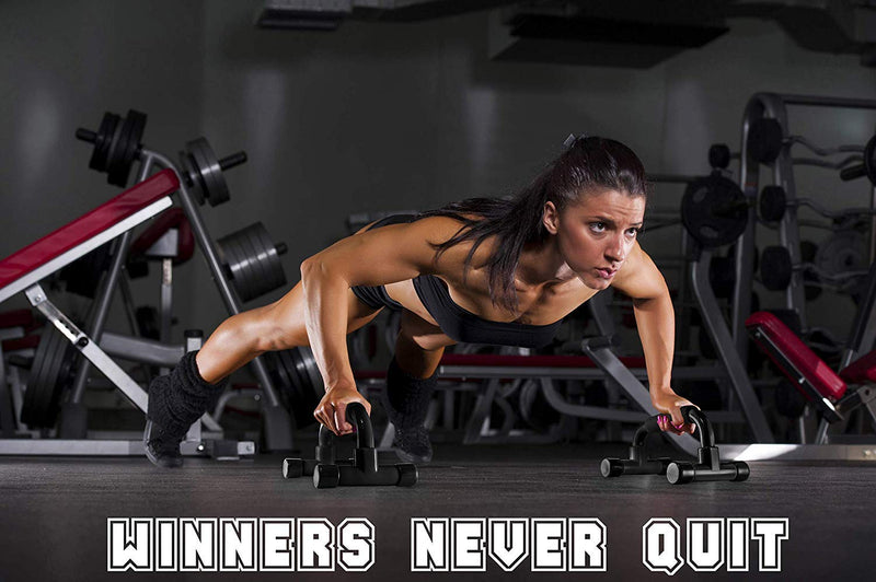 [Australia - AusPower] - Push Up Bars - Home Workout Equipment Pushup Handle With Cushioned Foam Grip and Non-Slip Sturdy Structure - The Push Up Handles for Floor are Great for Strength Workouts - Push Up Bars for Men Women 