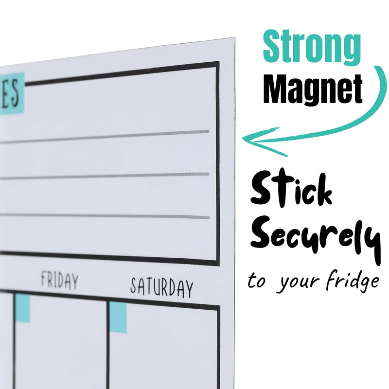 [Australia - AusPower] - Mr. Pen- Dry Erase Calendar for Fridge, Magnetic, 14.7 x 11.8", Magnetic Calendar with 4 Dry Erase Markers, Magnetic Calendar for Fridge, Magnetic Whiteboard Calendar, Dry Erase Fridge Calendar. 