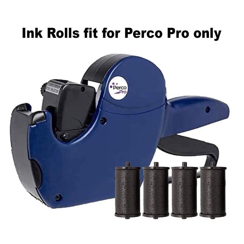 [Australia - AusPower] - Perco Ink Roll for Perco Pro 1 Line & Perco Pro 2 Line Perco Labelers (Perco Pro Inker 4 Pack) 