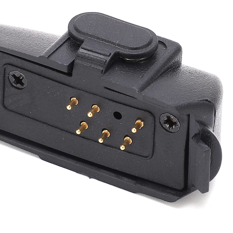[Australia - AusPower] - Dilwe 2Pcs Walkie Talkie Earpiece Adapter Compatible for Motorola GP328 HT‑750/1250/1550 MTX850LS/950 Earpieces & Mics with 2 Pin Plug 