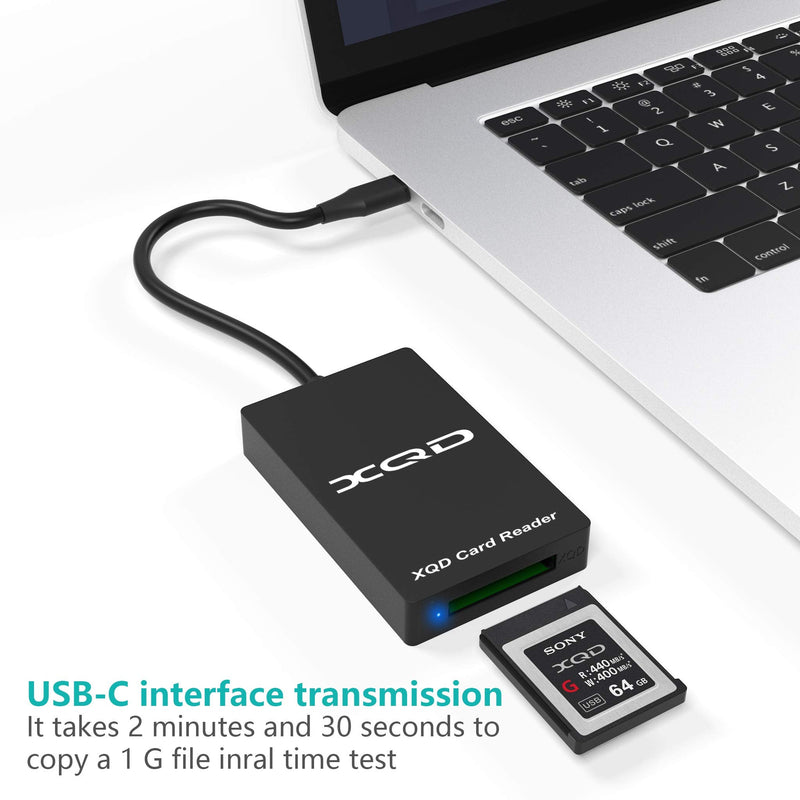 [Australia - AusPower] - 【Upgraded Version】 Type C XQD Memory Card Reader,USB C XQD Card Reader, XQD Reader Compatible with Sony G/M Series USB Mark XQD Card, Lexar 2933x/1400x USB C Mark XQD Card for Windows/Mac OS. 