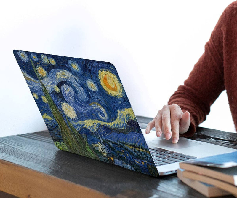 [Australia - AusPower] - KSK KAISHEK Compatible with MacBook Pro 13 Inch Case Touch Bar 2016-2021, A2338 M1 A2289 A2251 A2159 A1989 A1708 A1706, Hard Shell & Black Keyboard Cover, Van Gogh Starry Night Pro 13" A2338/A2289/A2251/A2159/A1989/A1708/A1706 02 starry night 
