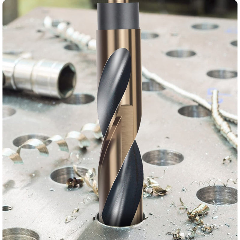 [Australia - AusPower] - LEPEVNEY 14mm Reduced Shank Twist Drill Bit with 10mm Round Shank for Stainless Steel Aluminum Alloy Metal Copper Plastic Wood, Made of High Speed Steel 4341 14mm with 10mm Shank 
