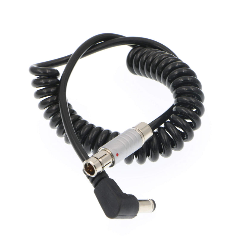 [Australia - AusPower] - Uonecn 3 pin Male to Right Angle DC Spring Cable for Tilta Cameras Power Cable 