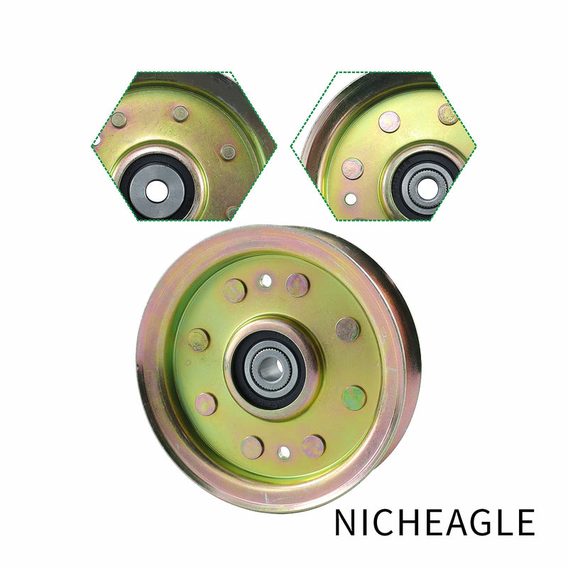 [Australia - AusPower] - NICHEFLAG 175820 Pulley Craftsman Compatible with Husqvarna AYP 175820, 532175820, 5391076-20, 539107620, 596481401, Oregon 78-052 