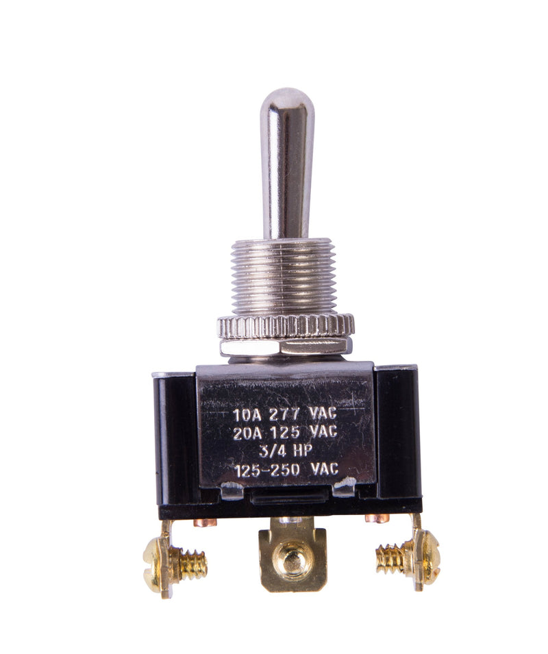 [Australia - AusPower] - Gardner Bender GSW-13 Heavy Duty Electrical Toggle Switch, SPDT, ON-OFF-ON, 20 A/125V AC, Screw Terminal 