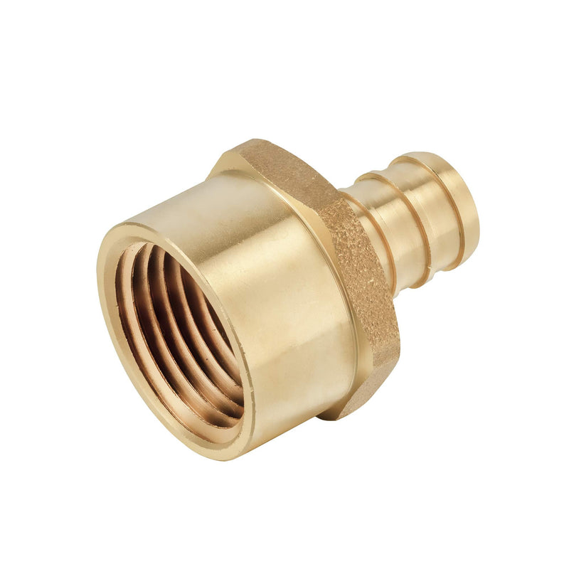 [Australia - AusPower] - (Pack of 5) EFIELD Pex 3/4" x 1/2" Female NPT Thread Adapter Crimp Fitting (Lead Free) 