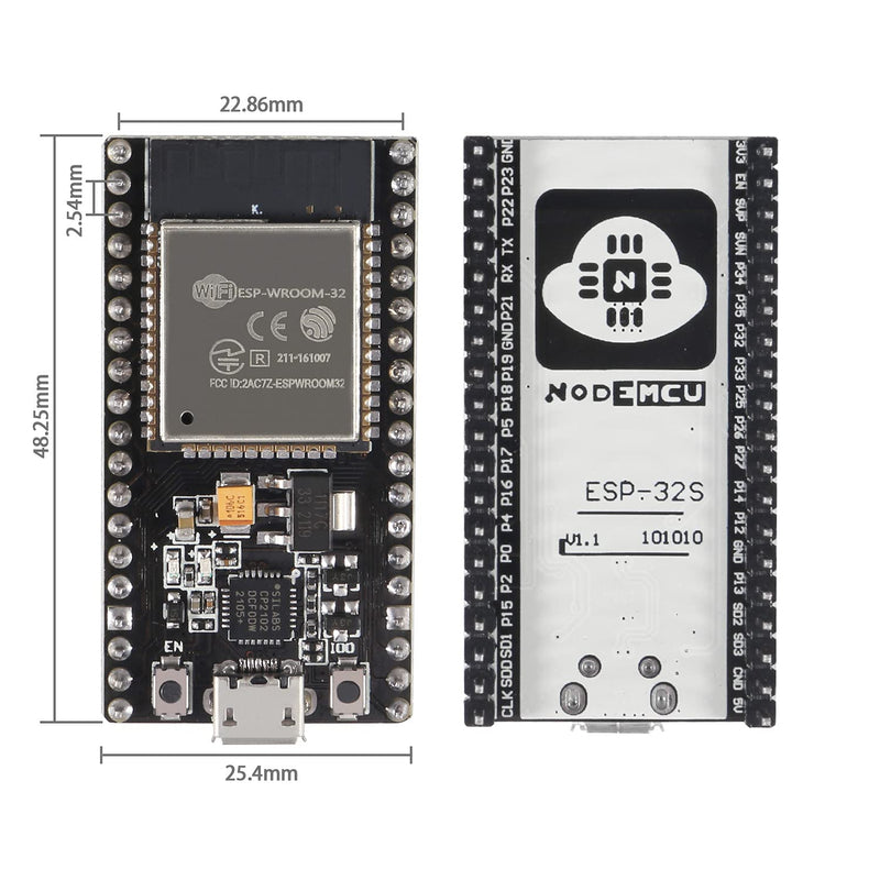 [Australia - AusPower] - AITRIP 3PCS Development Board 2.4 GHz Dual Core WLAN WiFi + Bluetooth 2-in-1 Microcontroller ESP-WROOM-32 Chip CP2102 38 pins for ESP32 for Arduino 