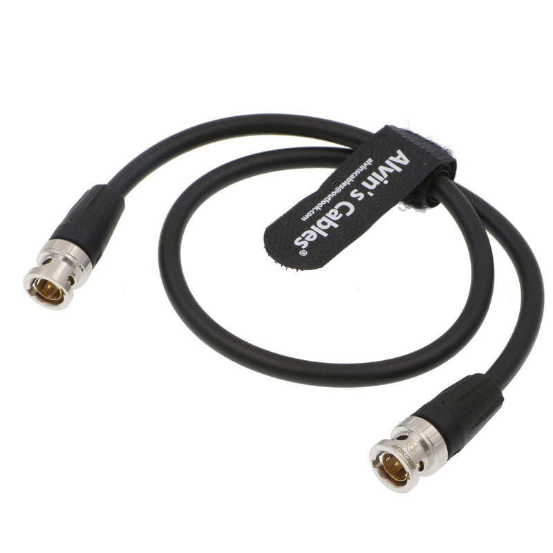 [Australia - AusPower] - Alvin's Cables 12G SDI Cable HD SDI BNC to BNC Male Video Coaxial Cable for 4K Video Camera 50cm| 19 Inches BLACK 
