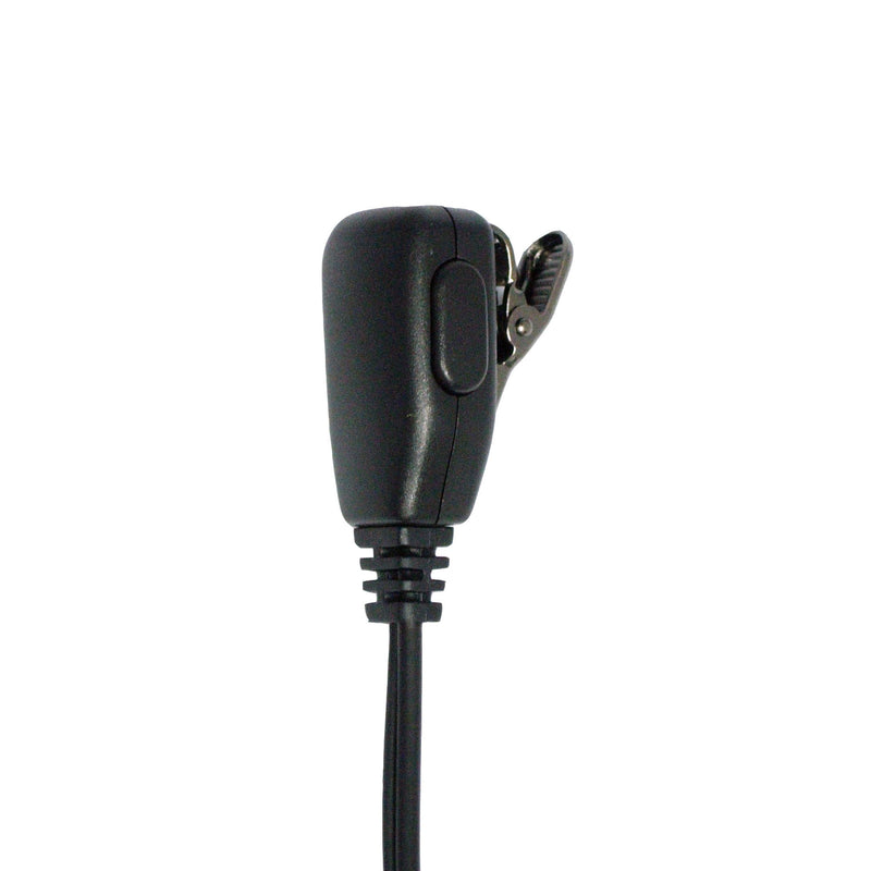 [Australia - AusPower] - Maximal Power 2-Pin Adjustable C-Shaped Earpiece with Rubber Earhook and Earbud for Kenwood 2 way Radios (Black) Standard Packaging 