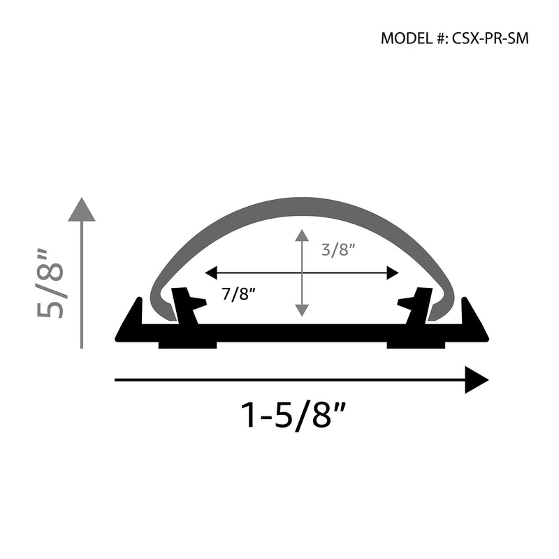 [Australia - AusPower] - Electriduct Premium Cable Shield PVC Floor Cord Cover and Wire Protector - Small - Medium Oak Woodgrain - 32 Inch Small - 32" 