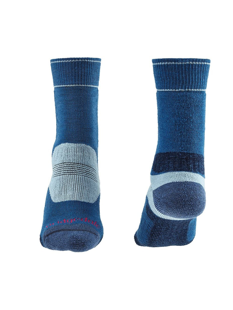 [Australia - AusPower] - Bridgedale womens Hike Midweight Boot Height- Merino Endurance Socks Blue Sky Large 