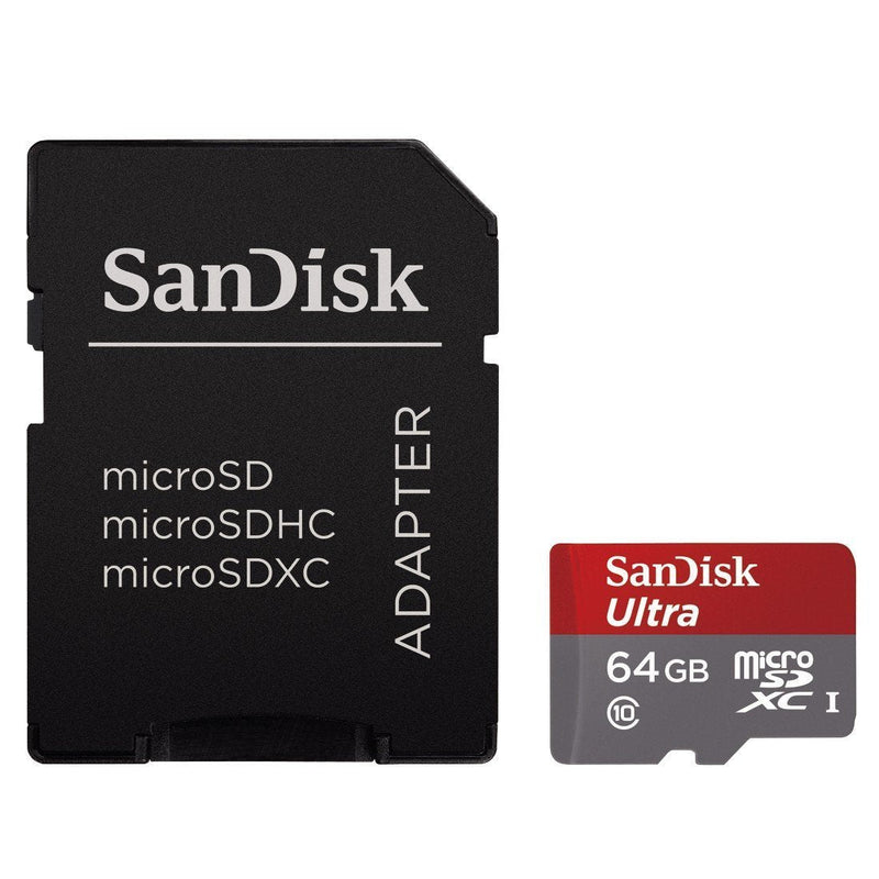 [Australia - AusPower] - SanDisk 64GB ULTRA microSDXC Card Class 10 (SDSDQUA-064G-A11A) 