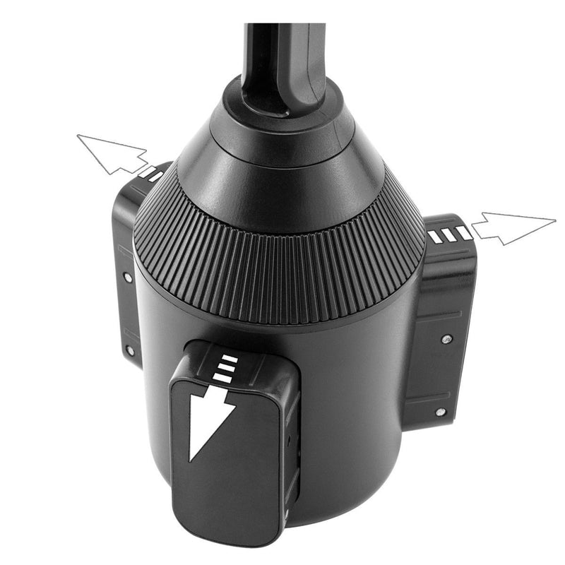 [Australia - AusPower] - Low Profile Drinks Cup Holder Mount for Sirius XM Onyx Plus Lynx Satellite Radio w/ Single T (XM) Delphi Skiff & AMPS Pattern (+Free Smartphone Holder Included for All i-Phone 12 11 XR Galaxy S21 13) 