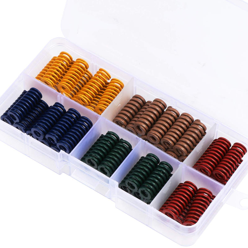 [Australia - AusPower] - OCR 50Pcs 8mm OD 20mm Length Light Load Ender 3 Compression Springs Heated Bed Springs Mould Die Spring 3D Printer Spring Heatbed Springs Bottom Connect Leveling 