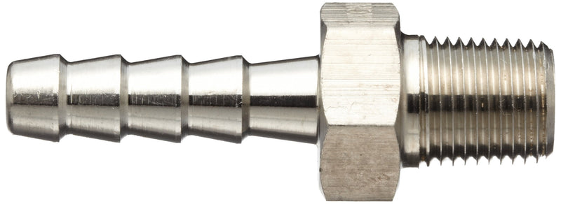[Australia - AusPower] - Dixon RN21 Stainless Steel 316 Hose Fitting, Insert, 1/8" NPT Male x 1/4" Hose ID Barbed 