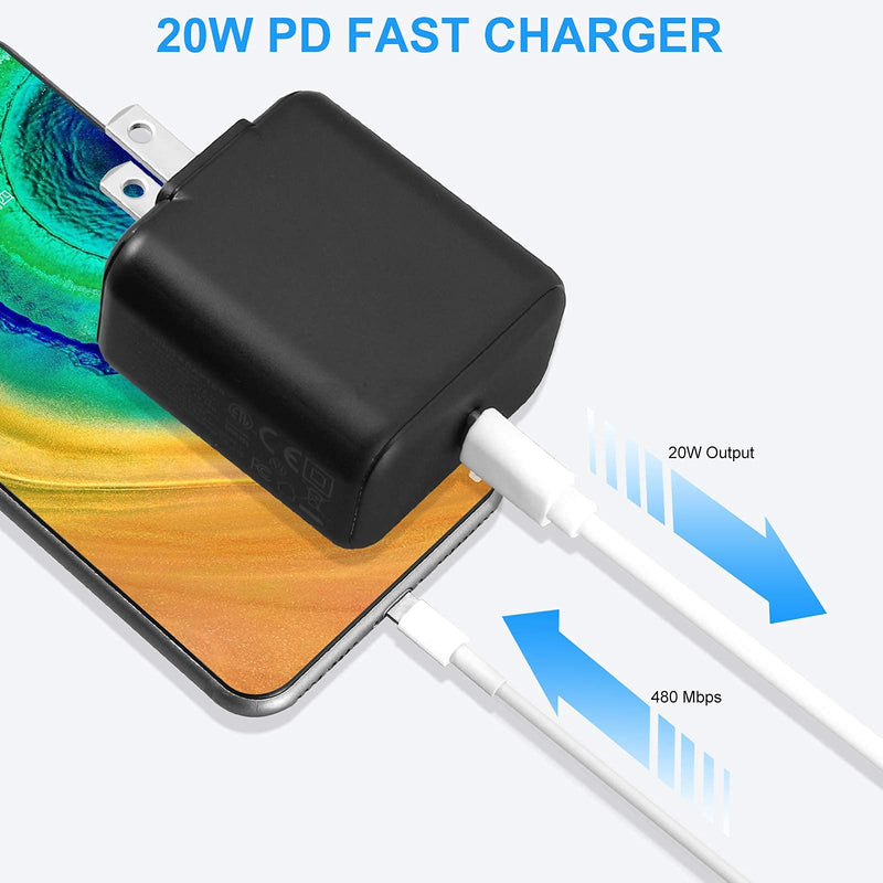 [Australia - AusPower] - OPKALL USB C Fast Charger 20W PD Fast Charging with Lightning Charger Adapter for iPhone 13/13 Pro/Pro Max/iPhone 12/12 Mini/11/Max/XS Max/XS/XR/X/iPad/iPad Air/iPod 