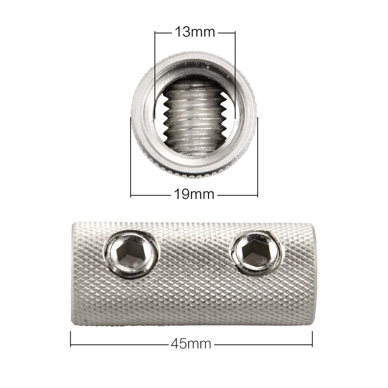 [Australia - AusPower] - ZOOKOTO 2Pcs 0/1 Gauge Wire Audio Car Brass Terminal Butt Connectors Car Stereo Power or Ground Wire Splice Coupler 0/1GA 