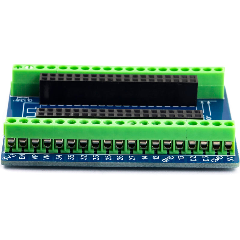 [Australia - AusPower] - for ESP32 Breakout Board 3.5mm / 0.14" Terminal GPIO Expansion Board for 0.9" / 1.0" Size ESP32 Module ESP-WROOM-32 ESP32-DevKitC (Pack of 2pcs) 