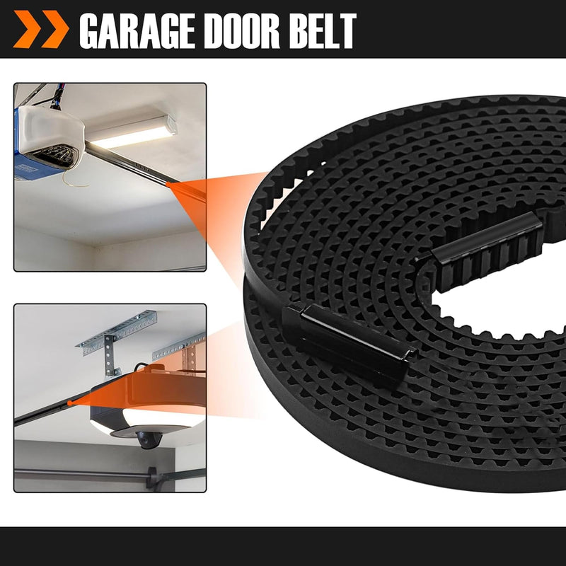 [Australia - AusPower] - 41A3589-3 Garage Door Opener Belt Assembly 7-Foot Length for Chamberlain Openers, Ensuring Smooth and Quiet Performance. 7FT 233in 