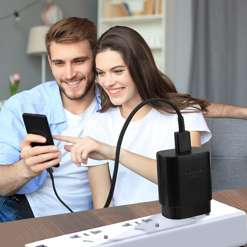 [Australia - AusPower] - USB C Wall Charger, 25W Super Fast Type C Charger for Samsung Galaxy S22/S22 Ultra/S22+/ S21/S21Ultra/S21+/ S20/Note20 Ultra/Note 10/Note10+, Android Phone Charger with 5FT Fast Charging Cable 