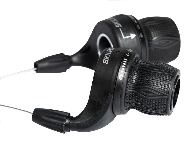 [Australia - AusPower] - MEGHNA Bicycle Bike Cycle Speed Lever Twist Shifter Lever 6-Speed 7-Speed Grip Shift Mountain Bike Gear Grip Shift(Pair) 