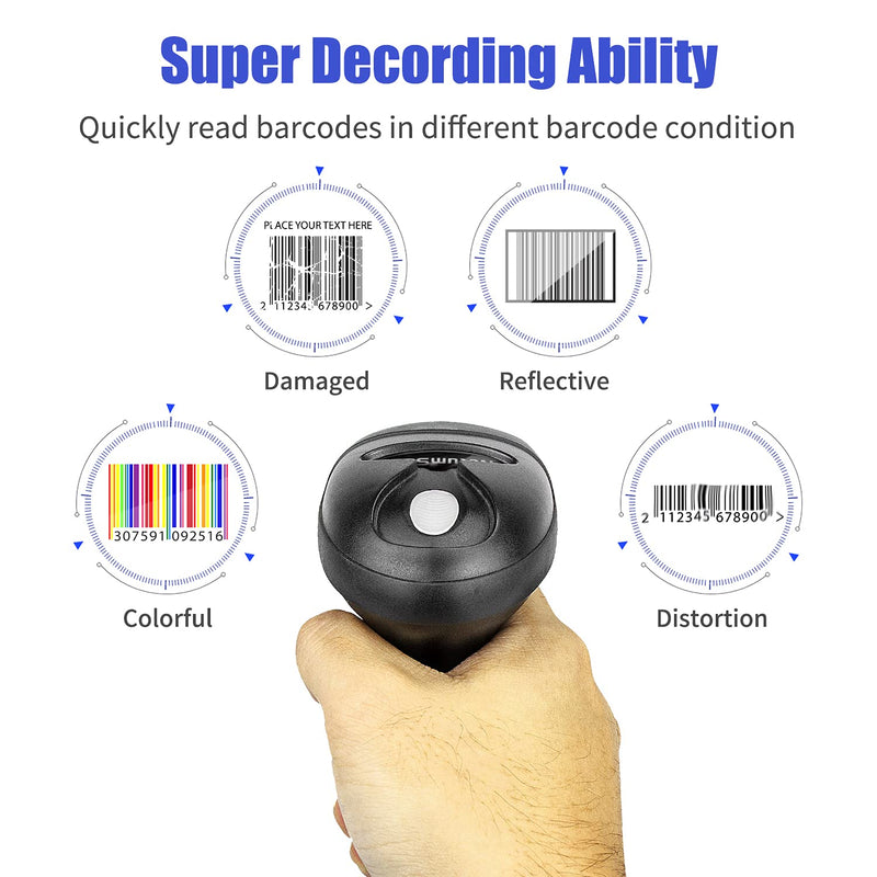 [Australia - AusPower] - NetumScan USB 1D Barcode Scanner, Handheld Wired CCD Barcode Reader Supports Screen Scan UPC Bar Code Reader for Warehouse, Library, Supermarket USB 1D Scanner 
