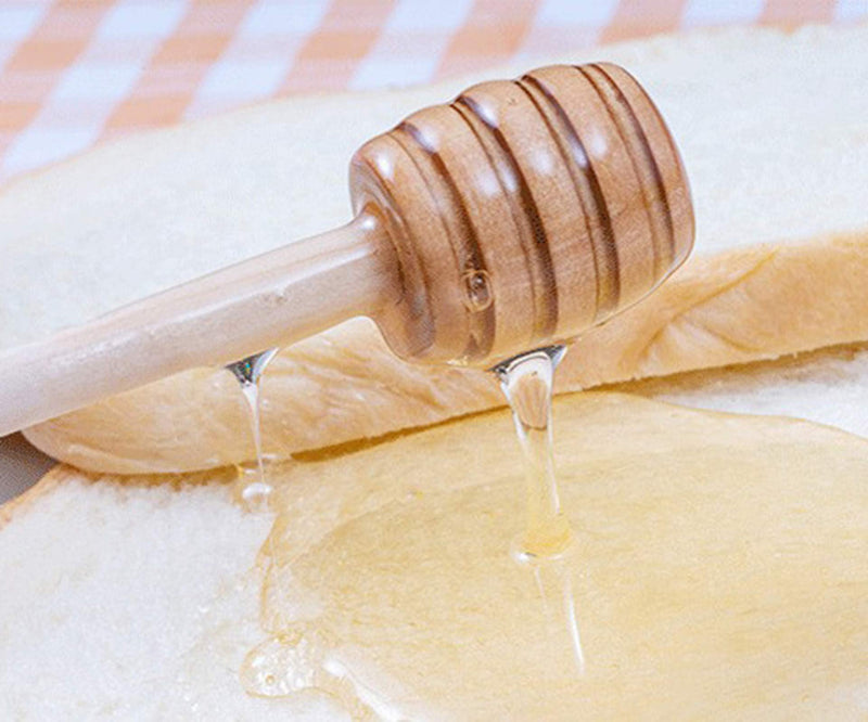 [Australia - AusPower] - YYGMSS 50 Pcs Honey Dipper Stick Mini Wooden Dispensing Collecting Kitchen Dining (3 inch) (50pcs) 50pcs 