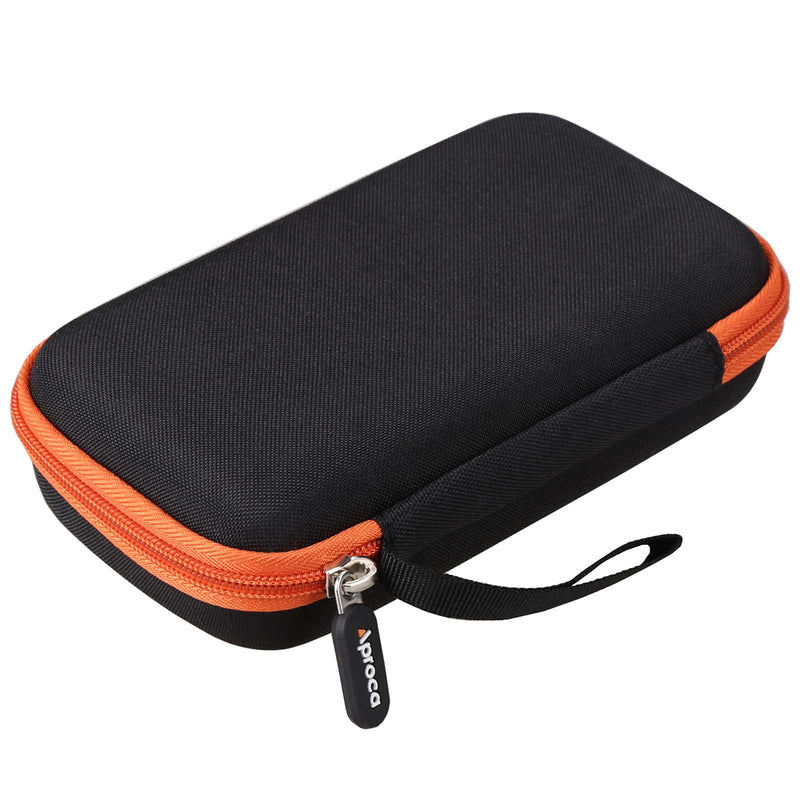 [Australia - AusPower] - Aproca Hard Storage Travel Case, for Calculated Industries 4080 4065 Construction Master Pro Calculator Black-orange zipper 