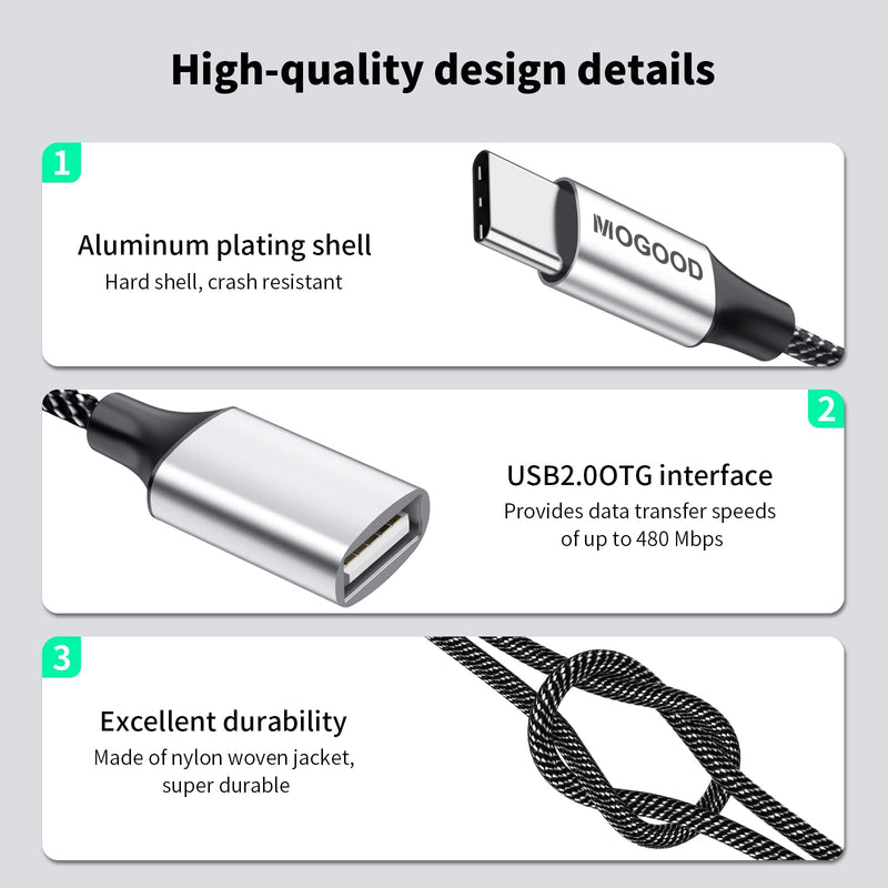 [Australia - AusPower] - USB C Male to Three USB Female Cable,USB c Splitter to USB USB c Splitter Audio and Charging Type C to 3 Type A 2.0 Port Splitter Multi Hub for MacBook,iPad Pro Air,Microsoft Surface Go,PC,Laptop 1pack Black 