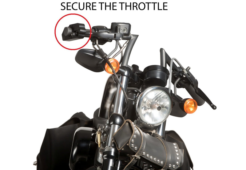 [Australia - AusPower] - BigPantha Upgraded Motorcycle Lock - A Grip/Throttle/Brake/Handlebar Lock to Secure a Bike, Scooter, Moped or ATV in Under 5 Seconds! (Black). Bonus - Custom Holster for Easy Storage & Carriage 