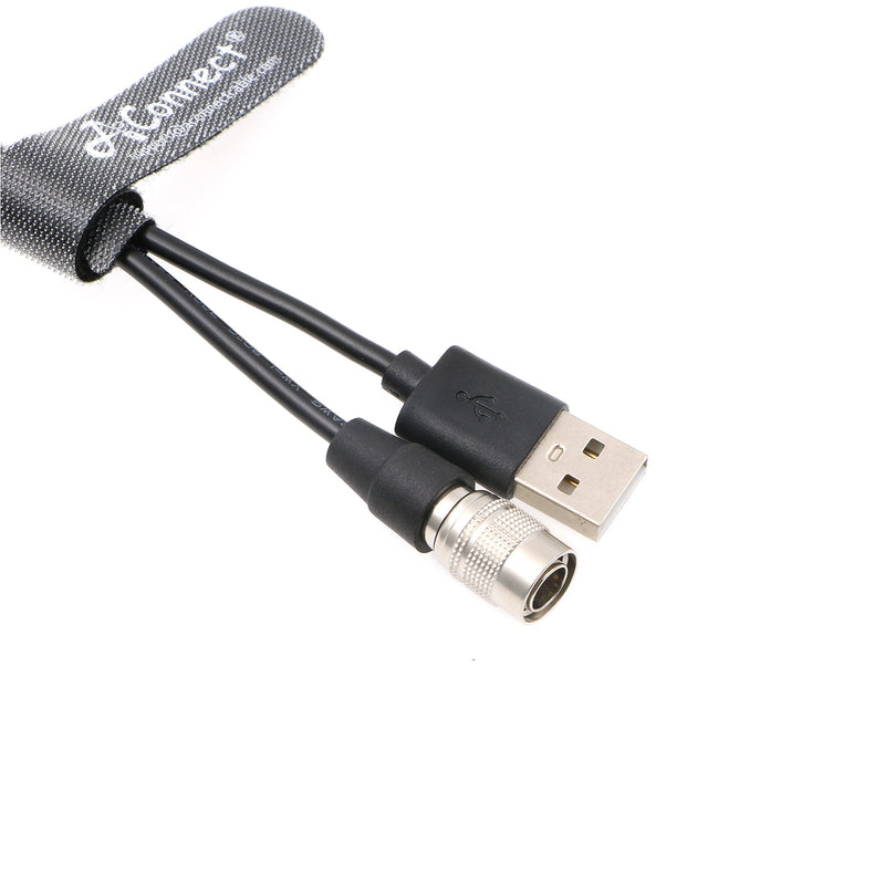 [Australia - AusPower] - AConnect Hirose-USB-Cable-Zoom-Zaxcom-Boost DC 12V USB to Hirose 4 Pin Power Cable for Sound Devices 688 633| Zoom F4 F8| Zaxcom 1M 