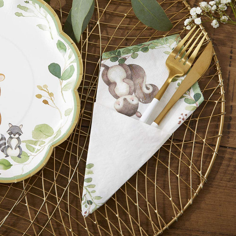 [Australia - AusPower] - Kate Aspen Woodland Baby Shower, One Size, Paper Napkins 