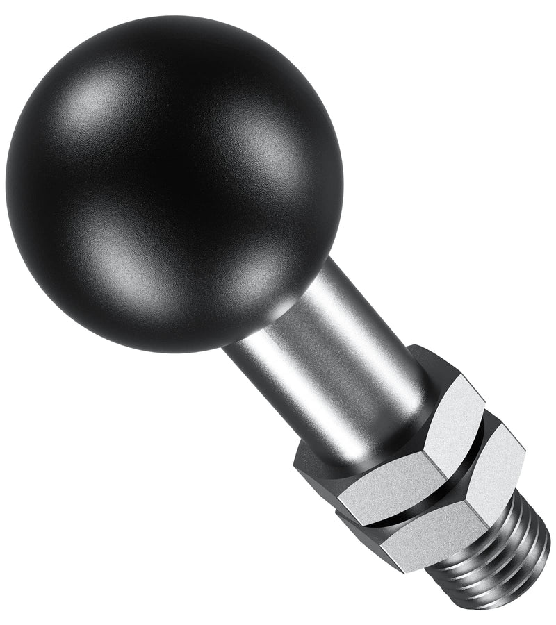 [Australia - AusPower] - BRCOVAN 1'' Ball Adapter with M10 x 1.25 x 15 Threaded Post Compatible with RAM Mounts B Size 1 Inch Ball Double Socket Arm 