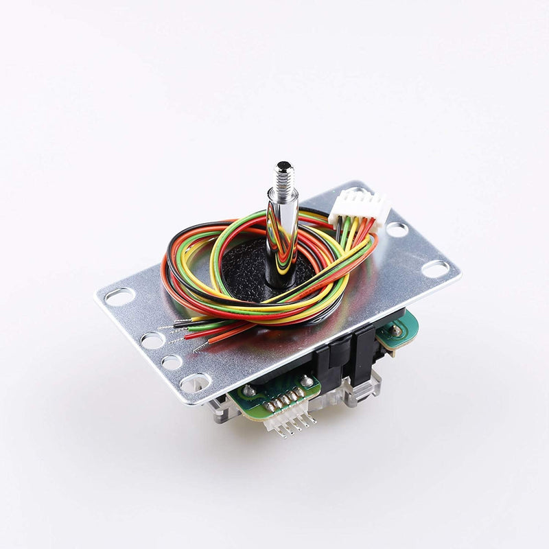 [Australia - AusPower] - SANWA JLF-TP-8YT Original Joystick Gray - for Arcade Jamma Game 4 & 8 Way Adjustable, Compatible with Catz Mad SF4 Tournament Joystick (Gray Ball Top) S@NWA 