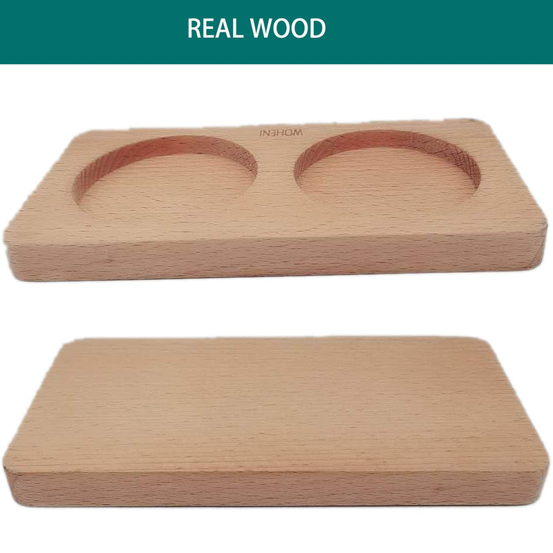 [Australia - AusPower] - Salt and Pepper Mill Tray, Pepper Salt Mill Tray, Wood Tray Black 