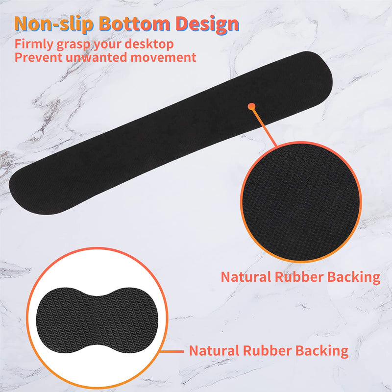 [Australia - AusPower] - Keyboard Wrist Rest Pad + Mouse Wrist Rest + Gaming Mouse Pad + Coasters Ergonomic Memory Foam Wrist Pad Set with Easy Typing & Pain Relief for Computer, Laptop, Office & Home - Leopard Grain 