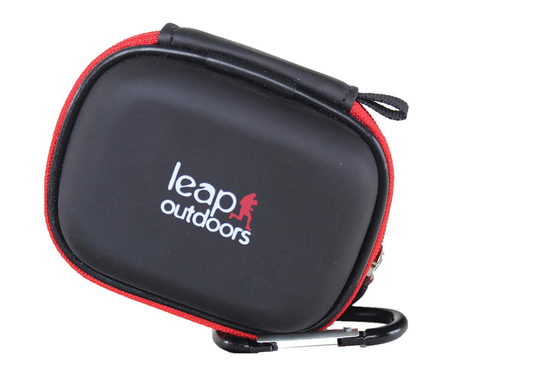 [Australia - AusPower] - Leap Outdoors Weather-Resistant Protective SD SDHC Memory Card Storage Carrying Case for Photography and Trail Camera Card Reader and 12 SD Cards with Mesh Pocket 