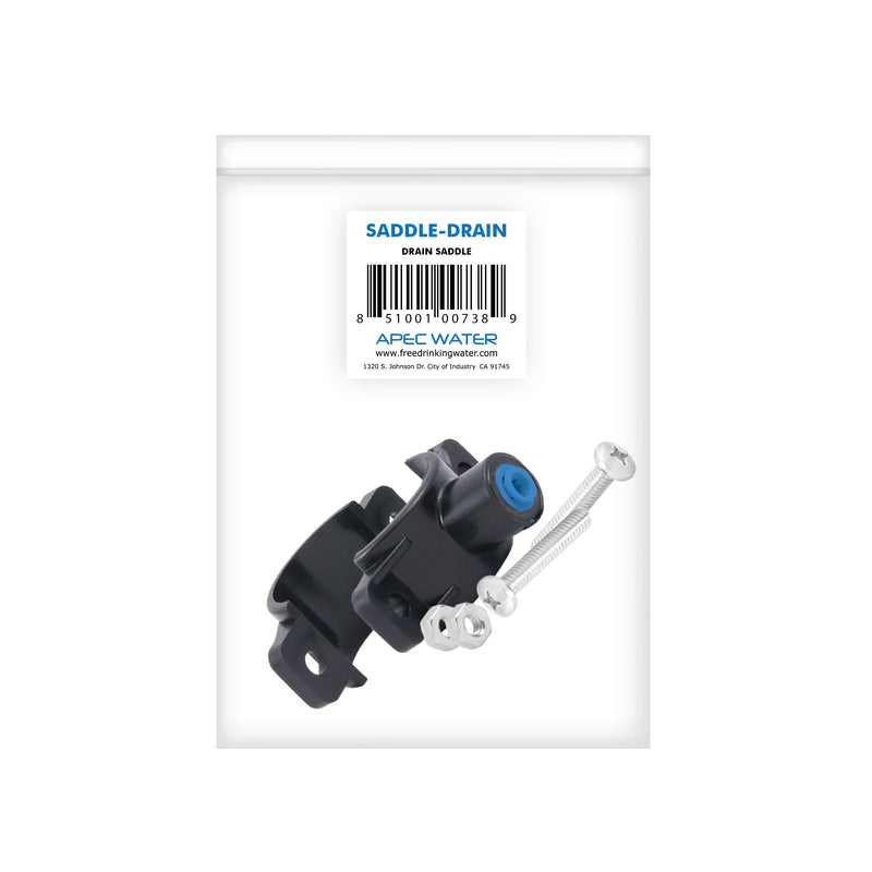 [Australia - AusPower] - APEC Water Systems Drain Saddle Valve with 1/4" Quick Connect for Under-sink Reverse Osmosis System (SADDLE-DRAIN) 