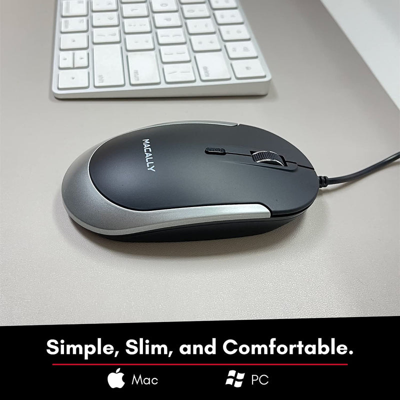 [Australia - AusPower] - Macally Backlit Keyboard and Mouse Combo, Enhance Your Workflow 