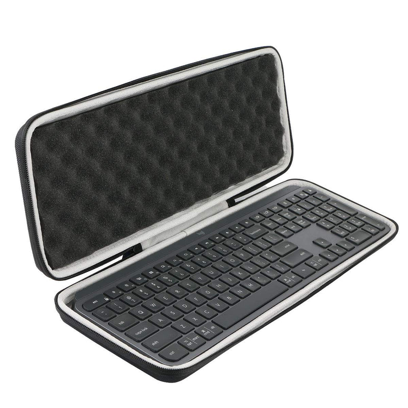 [Australia - AusPower] - Khanka Hard Travel Case Replacement for Logitech MX Keys Advanced Wireless Illuminated Keyboard Graphite,Case Only 