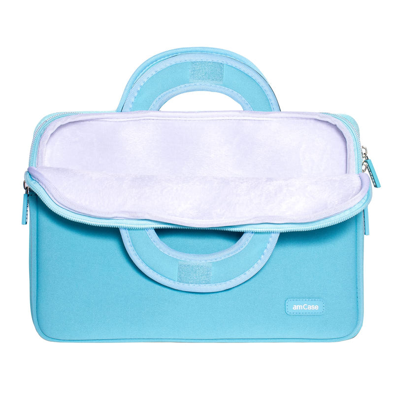 [Australia - AusPower] - amCase for Chromebook Case-11.6 to 12 inch Neoprene Travel Sleeve with Handle-Turquoise 11.6 to 12 inch Turquoise 