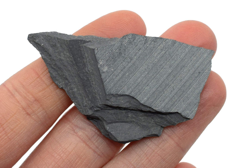 [Australia - AusPower] - Raw Slate, Metamorphic Rock Specimen - Approx. 1" - Geologist Selected & Hand Processed - Great for Science Classrooms - Eisco Labs 