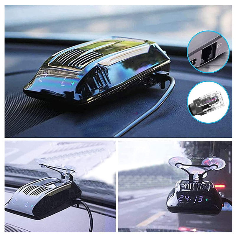 [Australia - AusPower] - Radar Detector Hardwire Kit,Direct Wire Wiring kit for Escort Valentine One Uniden Beltronics Cobra Radar Detector Quick Connection Plug and Play Power Cord Cable Black1 