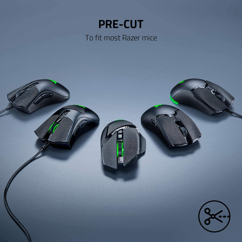[Australia - AusPower] - Razer Mouse Grip Tape für Razer DeathAdder V2, DeathAdder Elite, DeathAdder Essential (Rutschfest, Selbstklebend, Vorgeschnitten) 