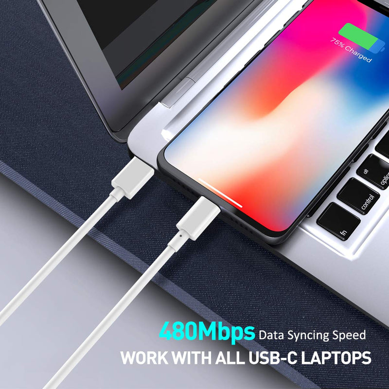 [Australia - AusPower] - Suswillhit USB C to Lightning Cable 3Ft Apple MFi Certified Power Delivery Fast Charger Cord for iPhone 12/12 Mini/12 Pro/12 Pro Max/11 Pro/11 Pro Max/X/XS/XR/XS Max/8/8 Plus/iPad/AirPods White 