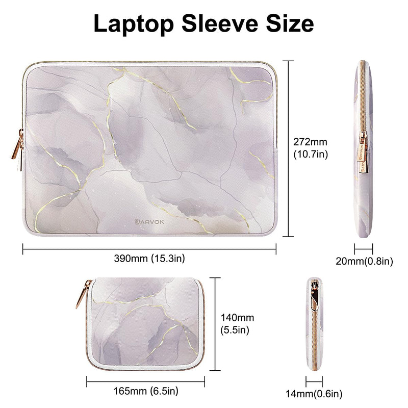 [Australia - AusPower] - ARVOK 15 15.6 16 inch Laptop Sleeve for MacBook Pro 15 inch/MacBook Pro 16 inch Water-Resistant Laptop Case Notebook Computer/Tablet Pouch Cover for HP/Dell/Lenovo/Asus/Acer/Samsung with Extra Bag 15-15.6 inch Ink Painting 