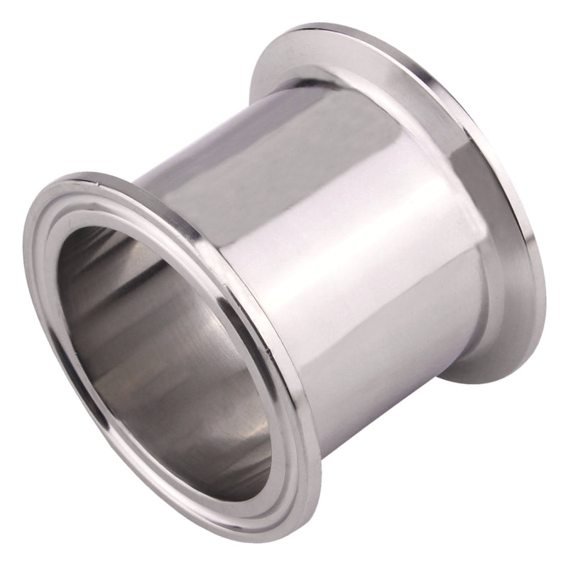 [Australia - AusPower] - DERNORD Sanitary Spool Tube with Clamp Ends,Stainless Steel 304 Seamless Round Tubing with 2 inch Tri Clamp 64MM Ferrule Flange (Tube Length: 2 Inch / 51MM) Tube Length: 2 Inch / 51MM 