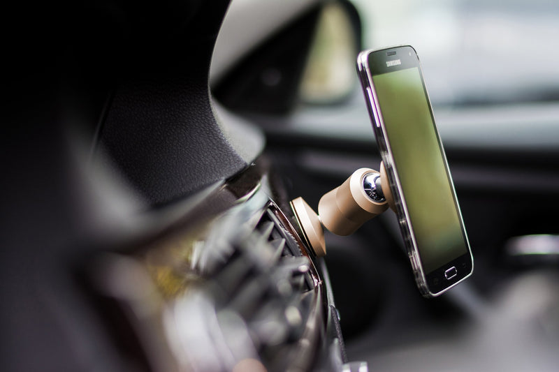 [Australia - AusPower] - ClutchIt The Original Dual Magnetic Movable Phone Holder and Tablet Mount (Rose Gold) Rose Gold 