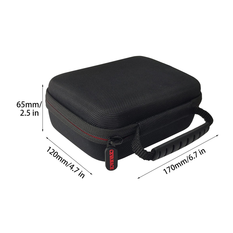[Australia - AusPower] - EVA Hard Case with Foam，6.7 x4.7 x2.5 inches Hard Sided Camera/Digital Case EVA shockproof Outdoor case，Suitable for storage of drones, digital products, electronic instruments, etc. 